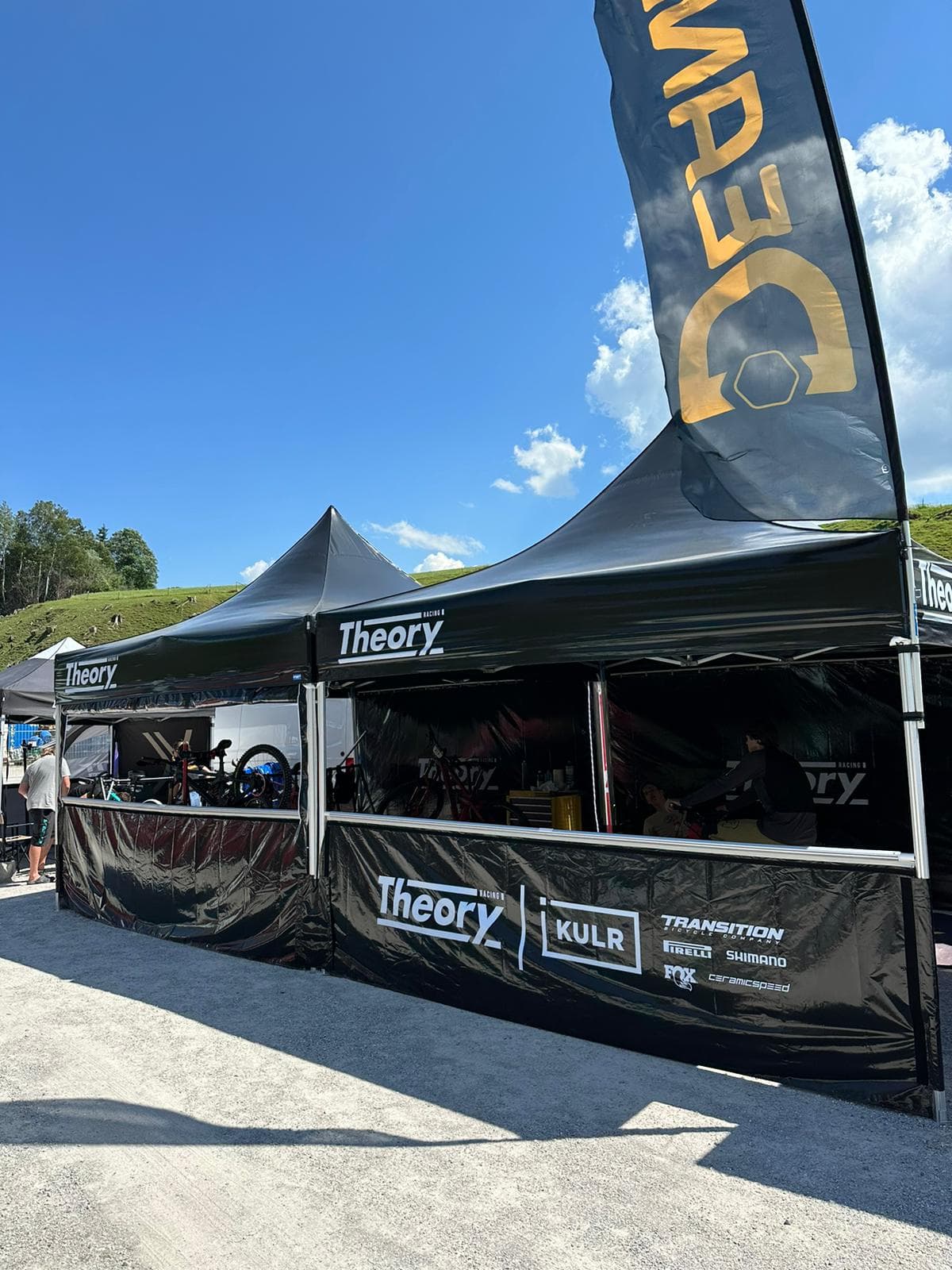LP Tent professional pop-up tent at an outdoor event