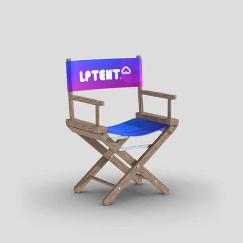 LP Tent printed folding furniture